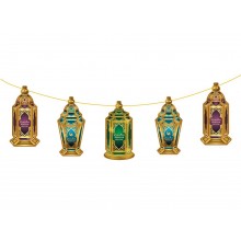 Hanging Display  - 5pc LARGE Ramadan Lanterns